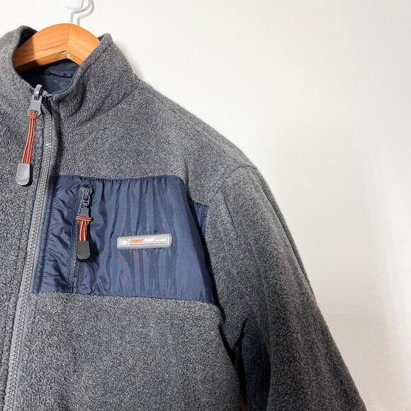 Point Zero Fire‎ Wired Boys Reversible High Performance Jacket Sz M Gray Outdoor - Picture 8 of 12
